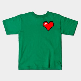 Pixel Heart Kids T-Shirt